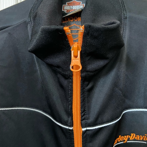 Women’s M Harley Davidson Motorcycles Black Lightweight Jacket Rocklin CA - Picture 7 of 8